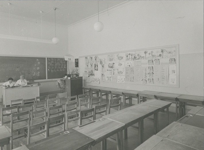 Stallet klassrum 1960